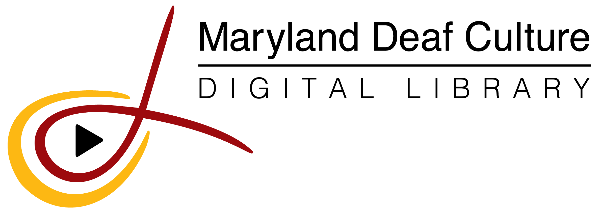 Logo for Maryland Deaf Culture Digital Library