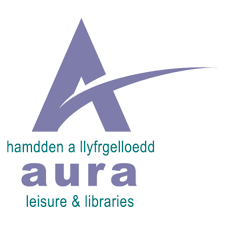 Logo for Aura Leisure and Libraries - Flintshire