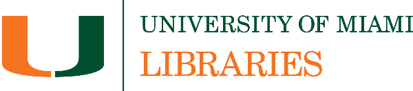 Logo for University of Miami Libraries