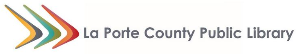Logo for La Porte County Public Library