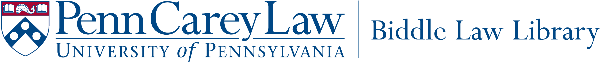Logo for University of Pennsylvania Law Library