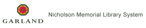 Logo for Nicholson Memorial Library System