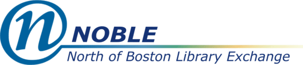 Logo for NOBLE: North of Boston Library Exchange