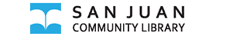 Logo for San Juan Community Library