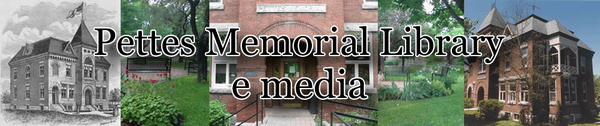 Logo for Pettes Memorial Library
