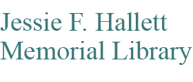 Logo for Jessie F. Hallett Memorial Library